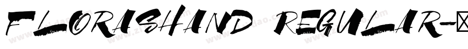 FlorasHand Regular字体转换
